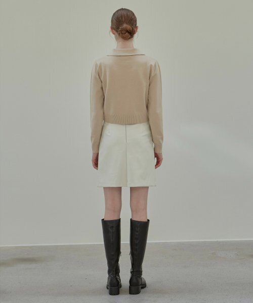 NICK&NICOLE(ニックアンドニコール)の「LEATHER MINI SKIRT_IVORY(スカート・レディース・その他・MEDIUM/SMALL)」の6枚目の写真