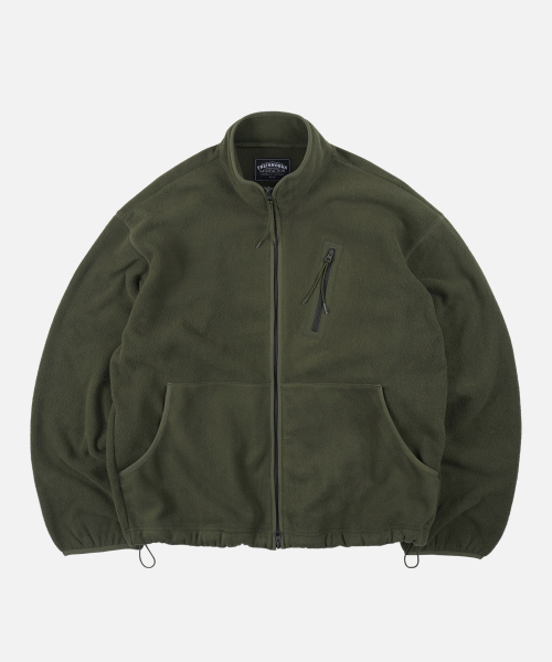 FLEECE ZIP UP JACKET _ OLIVE（その他アウター）｜FRIZMWORKS（フ