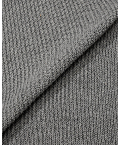 MOAA（モア）の「Ribbed Knit Zip Hoodie (GRAY)（ニット/セーター・レディース・その他・SMALL/MEDIUM）」の5枚目の写真