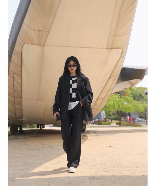 MUSINSA STANDARD WOMAN（ムシンサスタンダードウーマン）の「ウィメンズリラックスフィットクルーネックTシャツ[クリーム]（Tシャツ/カットソー・レディース・その他・SMALL/MEDIUM/LARGE/X-SMALL）」の8枚目の写真