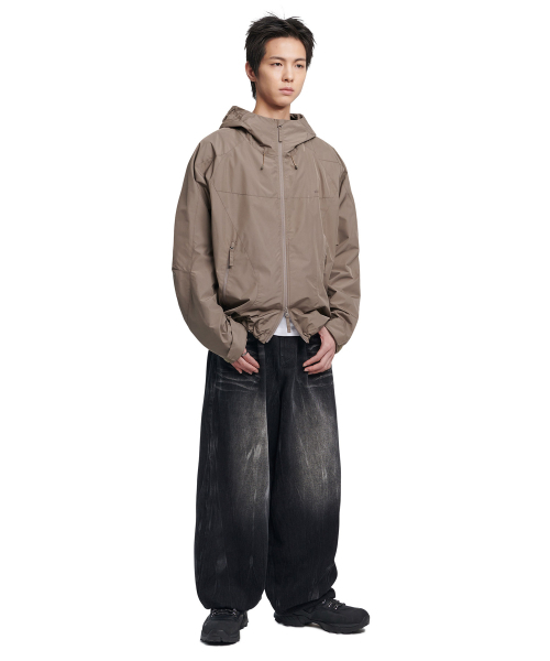 NOMANUAL(NOMANUAL)の「EASTON WIND SHELL - BROWN(ナイロンジャケット・レディース・その他・LARGE/SMALL/MEDIUM)」の3枚目の写真