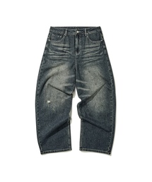 Verdnt（バーダント）の「スレッチウォッシュバルーンデニムパンツ【サンドインディゴ】（デニムパンツ）」