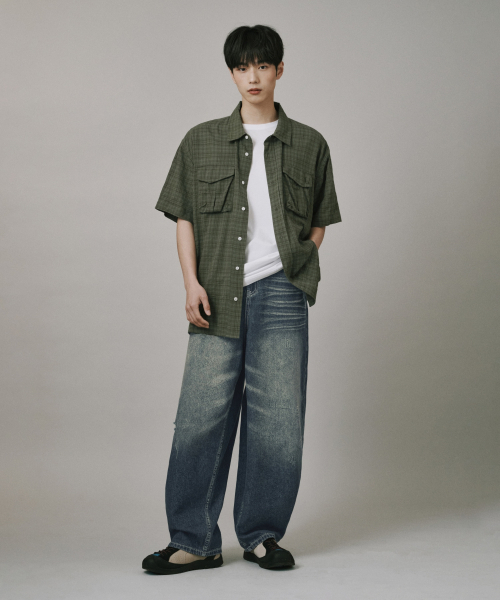 Verdnt(バーダント)の「スレッチウォッシュバルーンデニムパンツ【サンドインディゴ】(デニムパンツ・レディース・インディゴブルー・SMALL/MEDIUM/LARGE/X-LARGE)」の6枚目の写真