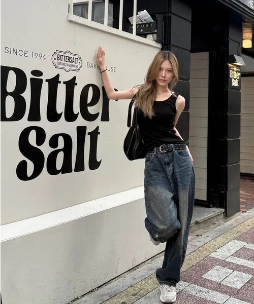 Verdnt(バーダント)の「スレッチウォッシュバルーンデニムパンツ【サンドインディゴ】(デニムパンツ・レディース・インディゴブルー・SMALL/MEDIUM/LARGE/X-LARGE)」の20枚目の写真