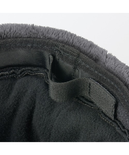 無印良品（ムジルシリョウヒン）の「吸湿発熱中わた表面撥水耳当て付き　キャップ（キャップ・レディース・ベージュ/ブラック・57.5-59cm）」の20枚目の写真