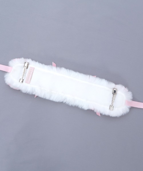 Chalmiere（シャルミエール）の「ファーヘッドドレス（その他ヘアアクセサリー・レディース・ピンク/ブラック/ワイン・FREE）」の8枚目の写真