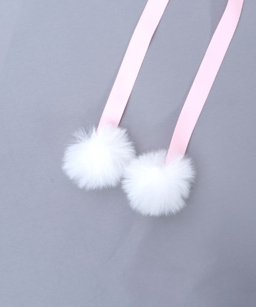 Chalmiere（シャルミエール）の「ファーヘッドドレス（その他ヘアアクセサリー・レディース・ピンク/ブラック/ワイン・FREE）」の12枚目の写真