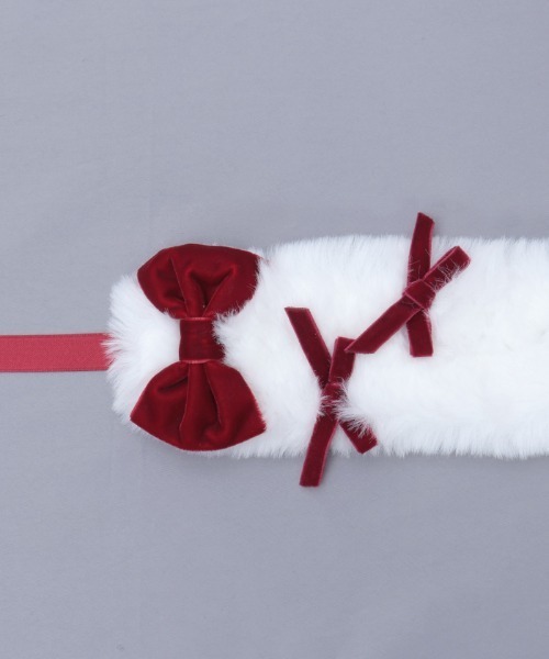 Chalmiere（シャルミエール）の「ファーヘッドドレス（その他ヘアアクセサリー・レディース・ピンク/ブラック/ワイン・FREE）」の15枚目の写真