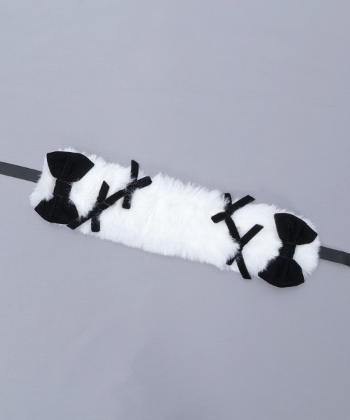 Chalmiere（シャルミエール）の「ファーヘッドドレス（その他ヘアアクセサリー・レディース・ピンク/ブラック/ワイン・FREE）」の19枚目の写真