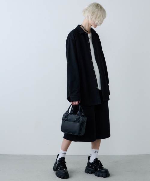 AFF AIVER（エイエフエフアイバー）の「AFF AIVER　ドライスウェットロングシャツ（シャツ/ブラウス・メンズ・ブラック/ライトグレー/グレー・LARGE/MEDIUM/SMALL）」の20枚目の写真