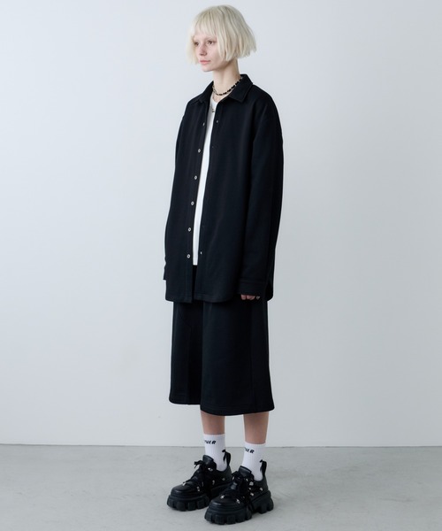 AFF AIVER（エイエフエフアイバー）の「AFF AIVER　ドライスウェットロングシャツ（シャツ/ブラウス・メンズ・ブラック/ライトグレー/グレー・LARGE/MEDIUM/SMALL）」の21枚目の写真