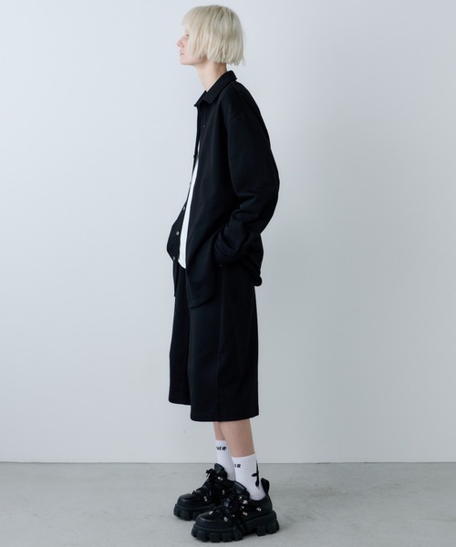 AFF AIVER（エイエフエフアイバー）の「AFF AIVER　ドライスウェットロングシャツ（シャツ/ブラウス・メンズ・ブラック/ライトグレー/グレー・LARGE/MEDIUM/SMALL）」の19枚目の写真