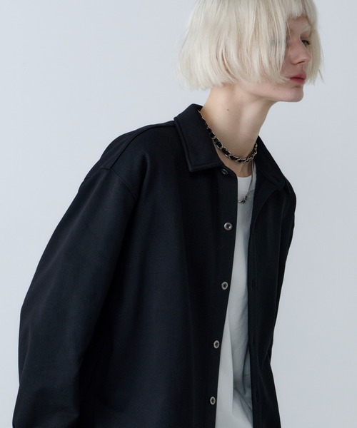 AFF AIVER（エイエフエフアイバー）の「AFF AIVER　ドライスウェットロングシャツ（シャツ/ブラウス・メンズ・ブラック/ライトグレー/グレー・LARGE/MEDIUM/SMALL）」の12枚目の写真