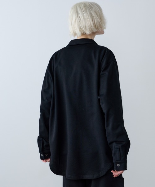 AFF AIVER（エイエフエフアイバー）の「AFF AIVER　ドライスウェットロングシャツ（シャツ/ブラウス・メンズ・ブラック/ライトグレー/グレー・LARGE/MEDIUM/SMALL）」の10枚目の写真