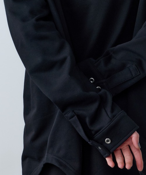 AFF AIVER（エイエフエフアイバー）の「AFF AIVER　ドライスウェットロングシャツ（シャツ/ブラウス・メンズ・ブラック/ライトグレー/グレー・LARGE/MEDIUM/SMALL）」の16枚目の写真