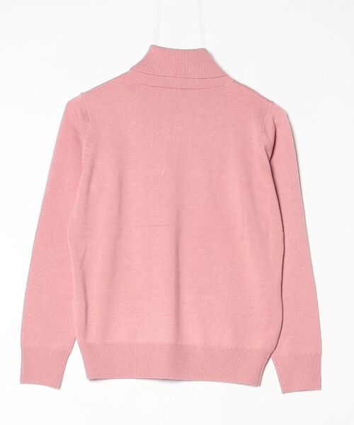 EGLANTINE（エグランティーヌ）の「EGLANTINE 衿付きプルオーバーニット（ニット/セーター・レディース・ピンク/チャコールグレー/エメラルド/ブラック・38）」の6枚目の写真