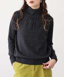 EGLANTINE 衿付きプルオーバーニット