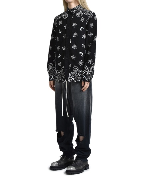 JUN/NAKAYAMA(ジュンナカヤマ)の「PAISLEY SHIRTS(シャツ/ブラウス・メンズ・オリーブ/ブラック・46/48)」の6枚目の写真