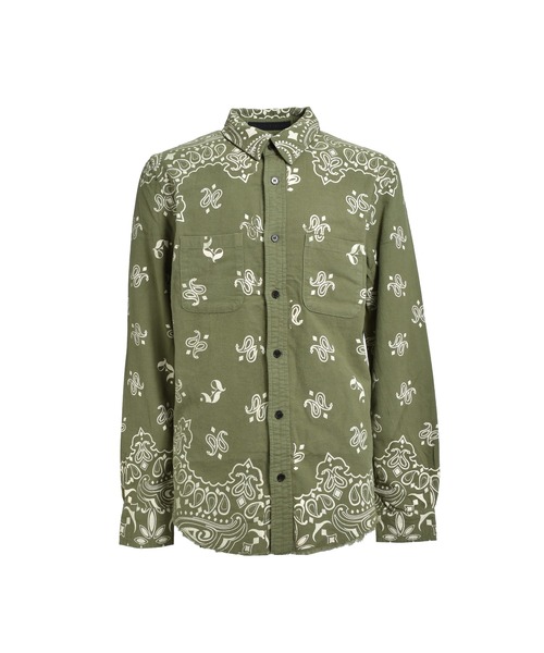 JUN/NAKAYAMA(ジュンナカヤマ)の「PAISLEY SHIRTS(シャツ/ブラウス・メンズ・オリーブ/ブラック・46/48)」の7枚目の写真