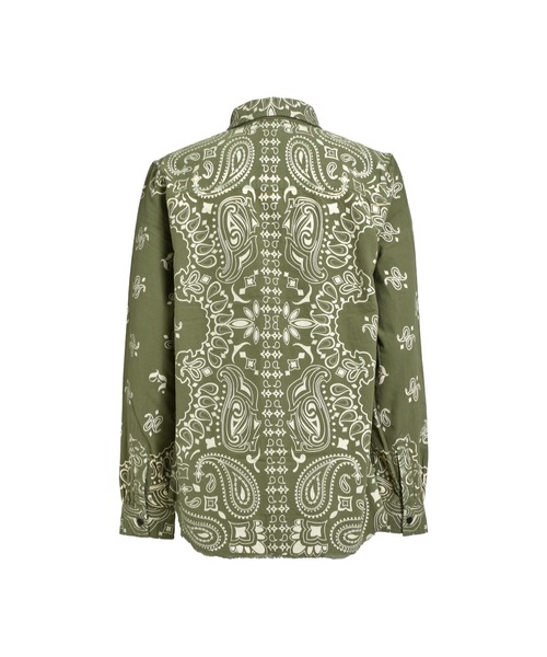 JUN/NAKAYAMA(ジュンナカヤマ)の「PAISLEY SHIRTS(シャツ/ブラウス・メンズ・オリーブ/ブラック・46/48)」の8枚目の写真