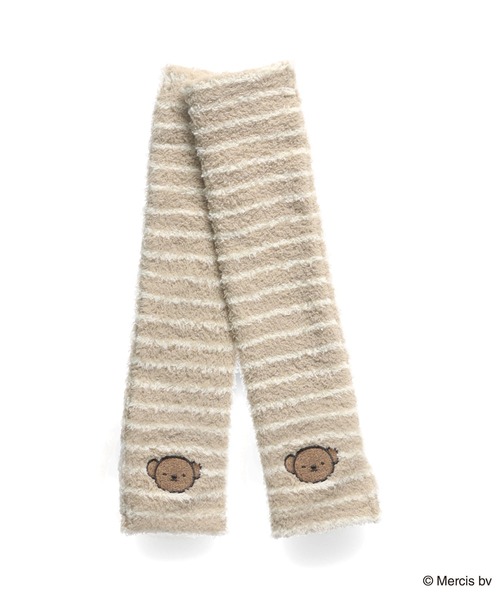 BRANSHES(ブランシェス)の「【miffy/ミッフィー/boris/ボリス】もこもこレッグウォーマー(レッグウォーマー・キッズ・ブラウン/ピンク・FREE)」の2枚目の写真