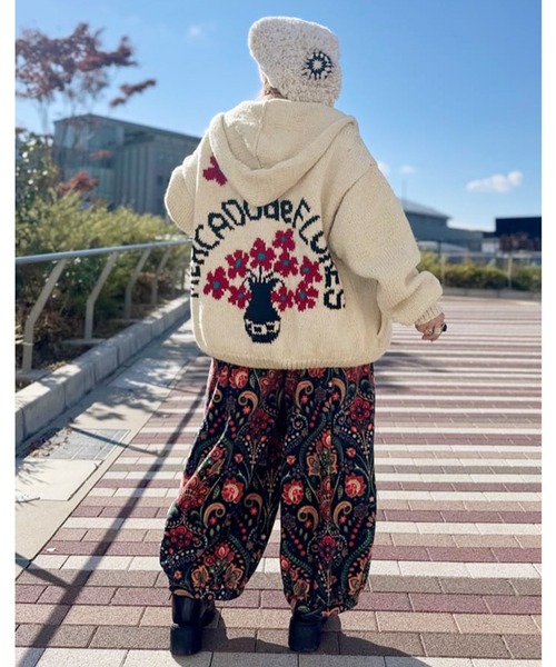 チャイハネ（チャイハネ）の「【チャイハネ】Amina×grn パタフリMEN'Sフリースパンツ（その他パンツ・メンズ・ブルー/ベージュ/ブラック・FREE）」の6枚目の写真