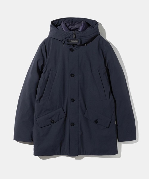 WOOLRICH（ウールリッチ）の「WOOLRICH STRETCH ARCTIC PARKA ウールリッチ ストレッチ アークティックパーカ ダウンジャケット（ダウンジャケット/コート・メンズ・ネイビー/ブラウン系1/ブラック・MEDIUM/SMALL/LARGE）」の3枚目の写真