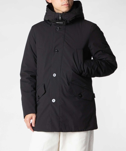 WOOLRICH（ウールリッチ）の「WOOLRICH STRETCH ARCTIC PARKA ウールリッチ ストレッチ アークティックパーカ ダウンジャケット（ダウンジャケット/コート・メンズ・ネイビー/ブラウン系1/ブラック・MEDIUM/SMALL/LARGE）」の5枚目の写真