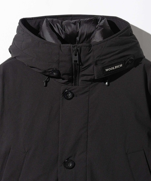 WOOLRICH（ウールリッチ）の「WOOLRICH STRETCH ARCTIC PARKA ウールリッチ ストレッチ アークティックパーカ ダウンジャケット（ダウンジャケット/コート・メンズ・ネイビー/ブラウン系1/ブラック・MEDIUM/SMALL/LARGE）」の9枚目の写真