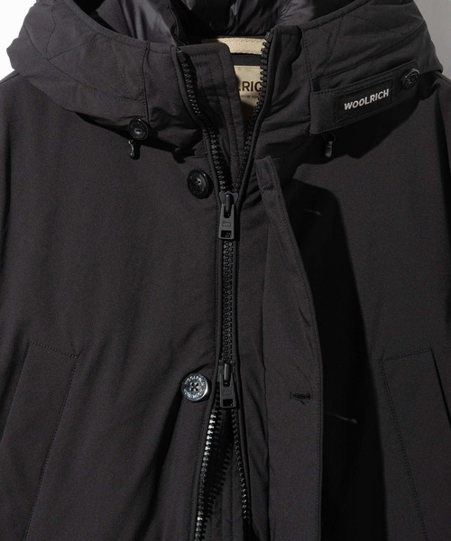 WOOLRICH（ウールリッチ）の「WOOLRICH STRETCH ARCTIC PARKA ウールリッチ ストレッチ アークティックパーカ ダウンジャケット（ダウンジャケット/コート・メンズ・ネイビー/ブラウン系1/ブラック・MEDIUM/SMALL/LARGE）」の13枚目の写真