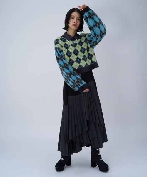 HARE（ハレ）の「メタルチャイナパーツブーツ(HARE)（ブーツ・レディース・ブラック/ネイビー/パープル・MEDIUM/LARGE）」の10枚目の写真