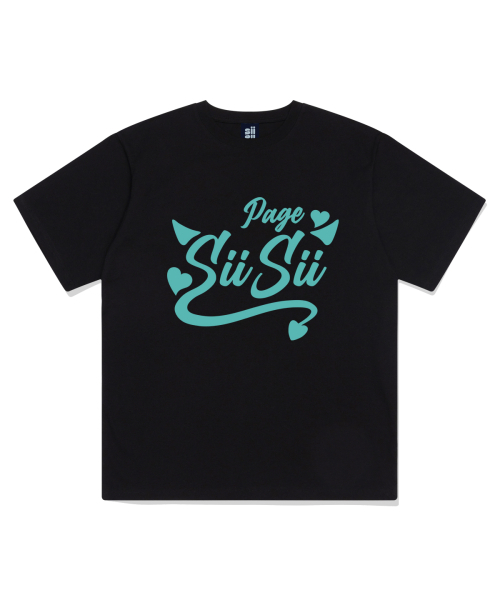 PAGESIISII(ページシシ)の「デビルシシロゴプリント半袖Tシャツブラック(Tシャツ/カットソー・レディース・その他・MEDIUM/SMALL/LARGE)」の2枚目の写真