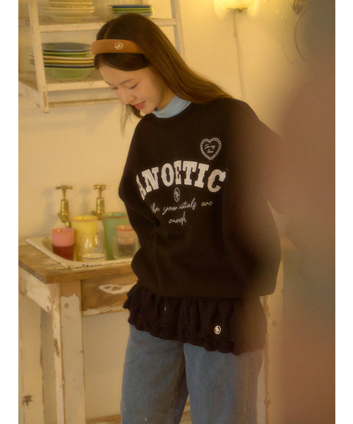 ANOETIC（アノエティック）の「LACE LAYERED MINI SKIRT_BLACK（スカート・レディース・ブラック・FREE）」の3枚目の写真