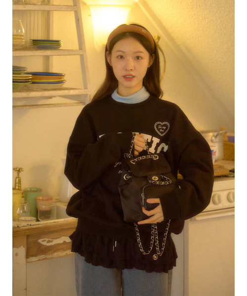 ANOETIC（アノエティック）の「LACE LAYERED MINI SKIRT_BLACK（スカート・レディース・ブラック・FREE）」の4枚目の写真