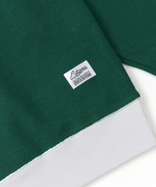 STIGMA(スティグマ)の「Infamous Club Insideout Oversized Collar T-shirts Green(ポロシャツ・メンズ・その他・X-LARGE/LARGE)」の5枚目の写真