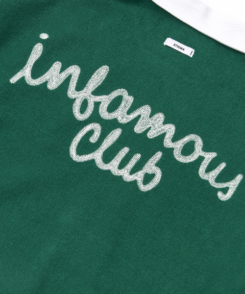 STIGMA(スティグマ)の「Infamous Club Insideout Oversized Collar T-shirts Green(ポロシャツ・メンズ・その他・X-LARGE/LARGE)」の8枚目の写真