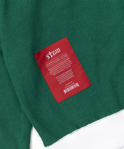 STIGMA(スティグマ)の「Infamous Club Insideout Oversized Collar T-shirts Green(ポロシャツ・メンズ・その他・X-LARGE/LARGE)」の9枚目の写真