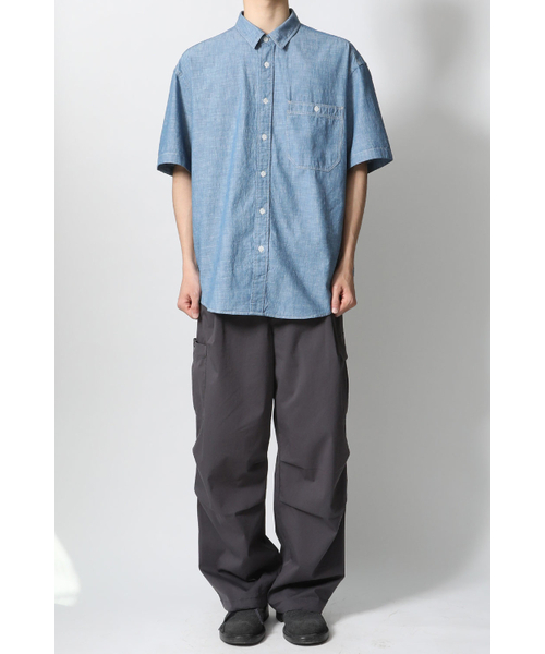HORLISUN(ホーリーサン)の「プールセルビッジダンガリーシャツ ブルー(シャツ/ブラウス・レディース・その他・SMALL/MEDIUM/LARGE)」の3枚目の写真