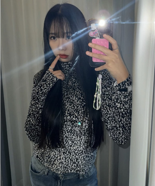 DEMARC（ドゥマーク）の「LEOPARD HIGH-NECK LONG SLEEVE TEE -  black（Tシャツ/カットソー・レディース・その他・MEDIUM/LARGE）」の17枚目の写真