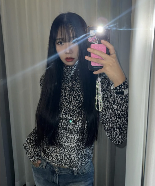 DEMARC（ドゥマーク）の「LEOPARD HIGH-NECK LONG SLEEVE TEE -  black（Tシャツ/カットソー・レディース・その他・MEDIUM/LARGE）」の16枚目の写真