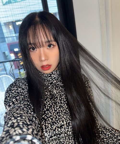 DEMARC（ドゥマーク）の「LEOPARD HIGH-NECK LONG SLEEVE TEE -  black（Tシャツ/カットソー・レディース・その他・MEDIUM/LARGE）」の2枚目の写真