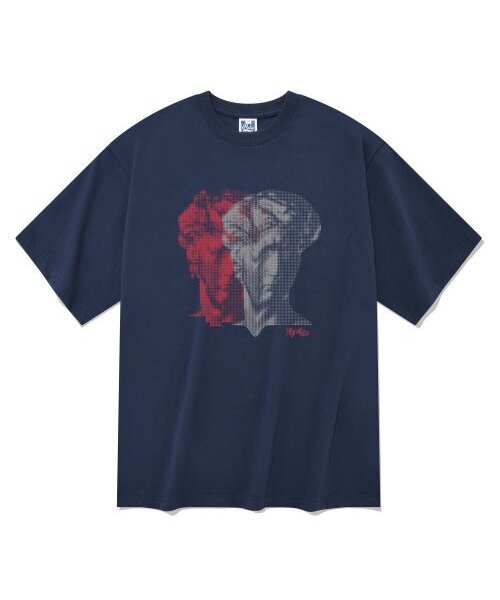 RADINEO(ラディネオ)の「ツインズ 半袖Tシャツ ネイビー(Tシャツ/カットソー・メンズ・その他・LARGE/MEDIUM/SMALL/X-LARGE)」の1枚目の写真