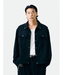 JAMIE WEST（ジェイミーウエスト）の「JWGC コーデュロイ トラッカージャケット (ブラック)（デニムジャケット）」