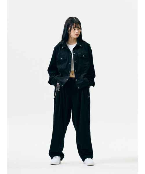 JWGC コーデュロイ トラッカージャケット (ブラック)