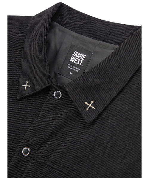 JWGC コーデュロイ トラッカージャケット (ブラック)