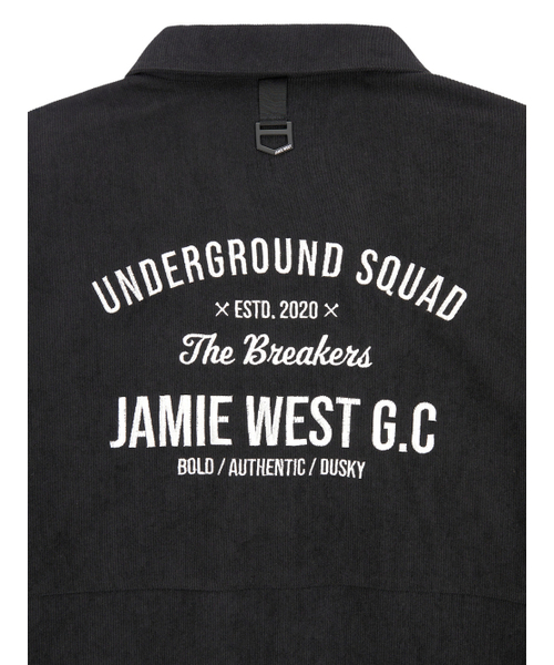 JWGC コーデュロイ トラッカージャケット (ブラック)