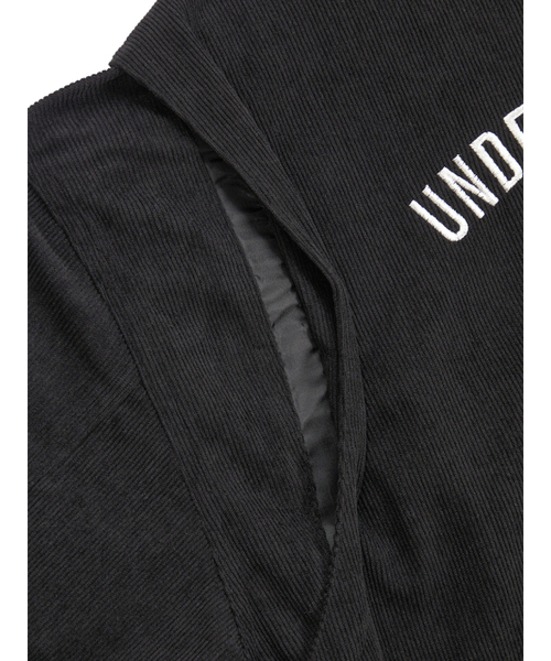 JWGC コーデュロイ トラッカージャケット (ブラック)