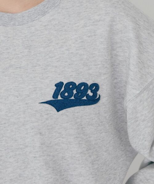 AMERICAN HOLIC(アメリカンホリック)の「ワンポイント サガラ刺繍裏毛スウェット(スウェット・レディース・ブラック/杢グレー・L/M)」の14枚目の写真