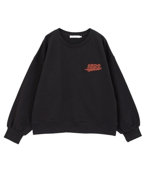 AMERICAN HOLIC(アメリカンホリック)の「ワンポイント サガラ刺繍裏毛スウェット(スウェット・レディース・ブラック/杢グレー・L/M)」の18枚目の写真