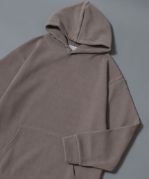 ANPAS（アンパス）の「Cable knit like Hoodie/ケーブル柄 裏シャギースウェットパーカー あったか裏起毛 フーディー メンズ レディース ユニセックス（パーカー）」